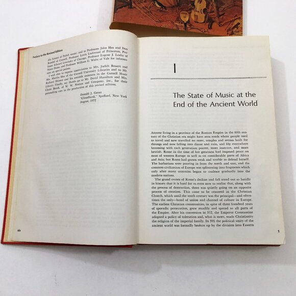 A History of Western Music Donald Jay Grout HBDC Revised Edition 818 pages 1973 - Picture 8 of 11